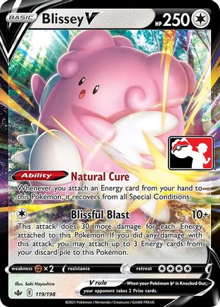 Blissey V (119) [Prize Pack Series Cards] Holofoil - Deck Out Gaming