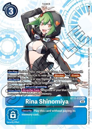 Rina Shinomiya (BT11-112) [Dimensional Phase] Foil