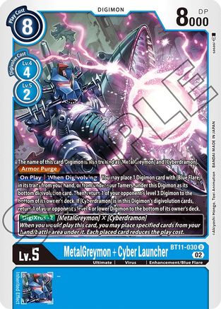 MetalGreymon + Cyber Launcher (BT11-030) [Dimensional Phase] Foil