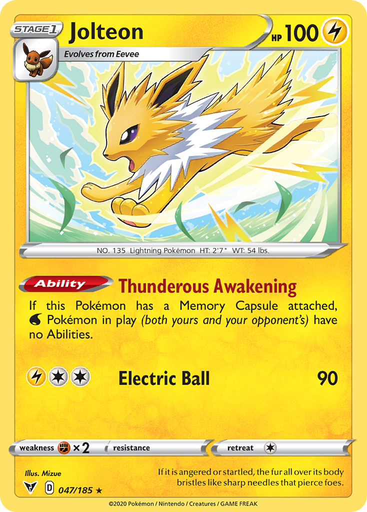 Jolteon [SWSH04: Vivid Voltage] Reverse Holofoil - Deck Out Gaming