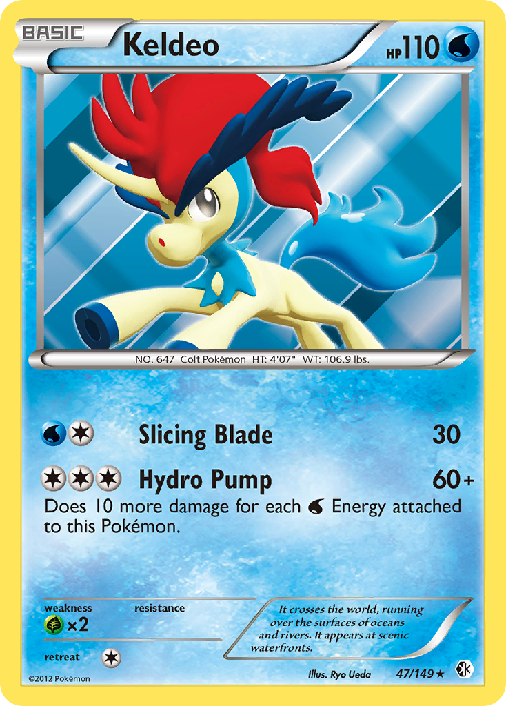 Keldeo (47) [Boundaries Crossed] Reverse Holofoil - Deck Out Gaming