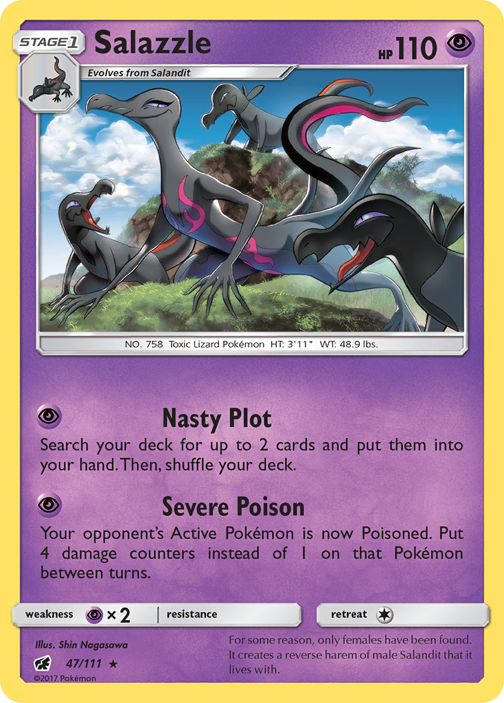 Salazzle (47) [SM - Crimson Invasion] Reverse Holofoil - Deck Out Gaming