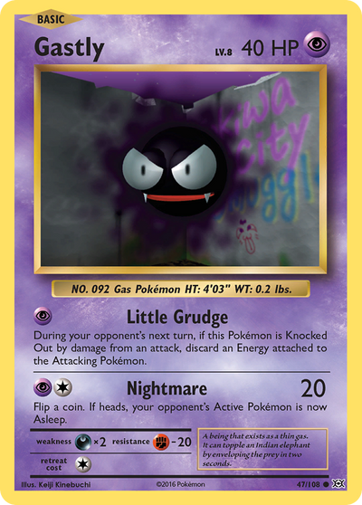 Gastly (47) [XY - Evolutions] Reverse Holofoil