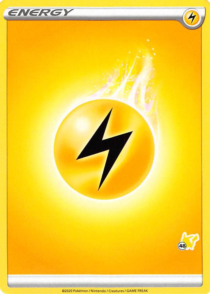 Lightning Energy (Pikachu Stamp #48) [Battle Academy 2022] - Deck Out Gaming