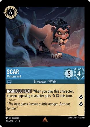 Scar - Mastermind (158/204) [The First Chapter] Cold Foil - Deck Out Gaming