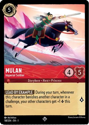 Mulan - Imperial Soldier (118/204) [The First Chapter] - Deck Out Gaming