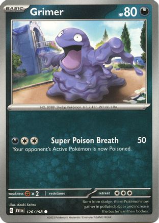 Grimer - 126/198 (126) [SV01: Scarlet & Violet Base Set] - Deck Out Gaming