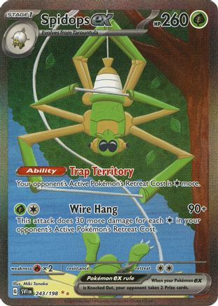 Spidops ex - 243/198 [SV01: Scarlet & Violet Base Set] Holofoil - Deck Out Gaming
