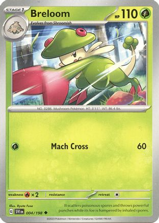 Breloom - 004/198 (4) [SV01: Scarlet & Violet Base Set] Reverse Holofoil - Deck Out Gaming