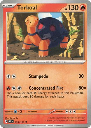 Torkoal - 035/198 (35) [SV01: Scarlet & Violet Base Set] Reverse Holofoil - Deck Out Gaming