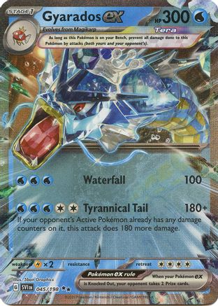 Gyarados ex - 045/198 [SV01: Scarlet & Violet Base Set] Holofoil - Deck Out Gaming