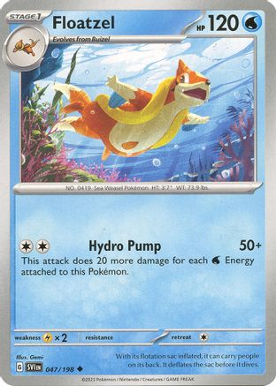 Floatzel - 047/198 (47) [SV01: Scarlet & Violet Base Set] Reverse Holofoil - Deck Out Gaming