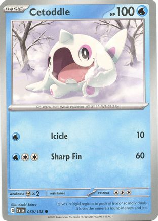 Cetoddle - 059/198 [SV01: Scarlet & Violet Base Set] Reverse Holofoil - Deck Out Gaming