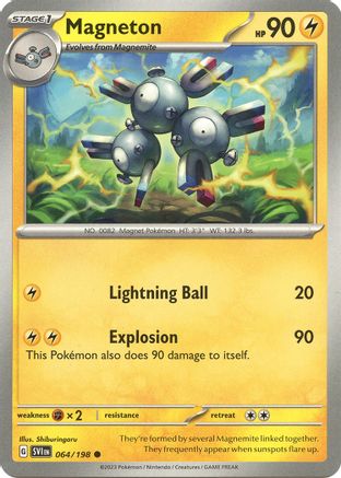 Magneton - 064/198 [SV01: Scarlet & Violet Base Set] Reverse Holofoil - Deck Out Gaming