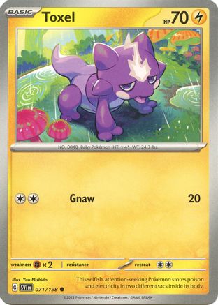 Toxel - 071/198 (71) [SV01: Scarlet & Violet Base Set] Reverse Holofoil - Deck Out Gaming