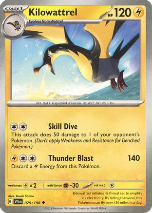Kilowattrel - 079/198 [SV01: Scarlet & Violet Base Set] - Deck Out Gaming