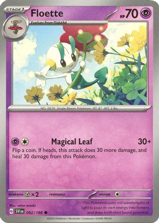 Floette - 092/198 [SV01: Scarlet & Violet Base Set] Reverse Holofoil - Deck Out Gaming