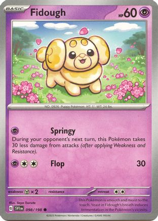 Fidough - 098/198 (98) [SV01: Scarlet & Violet Base Set] - Deck Out Gaming