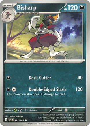 Bisharp - 133/198 [SV01: Scarlet & Violet Base Set] Reverse Holofoil - Deck Out Gaming