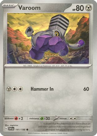 Varoom - 141/198 [SV01: Scarlet & Violet Base Set] Reverse Holofoil - Deck Out Gaming