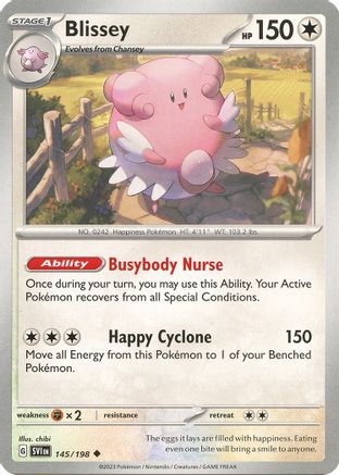 Blissey - 145/198 (145) [SV01: Scarlet & Violet Base Set] - Deck Out Gaming