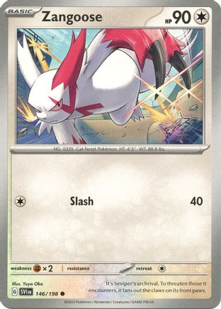 Zangoose - 146/198 (146) [SV01: Scarlet & Violet Base Set] Reverse Holofoil - Deck Out Gaming