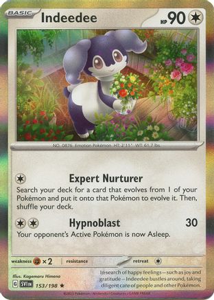 Indeedee - 153/198 [SV01: Scarlet & Violet Base Set] Reverse Holofoil - Deck Out Gaming