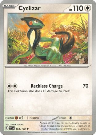 Cyclizar - 163/198 (163) [SV01: Scarlet & Violet Base Set] Reverse Holofoil - Deck Out Gaming