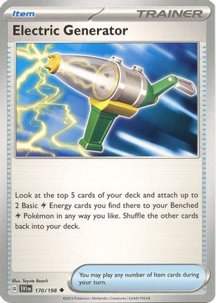 Electric Generator - 170/198 [SV01: Scarlet & Violet Base Set]