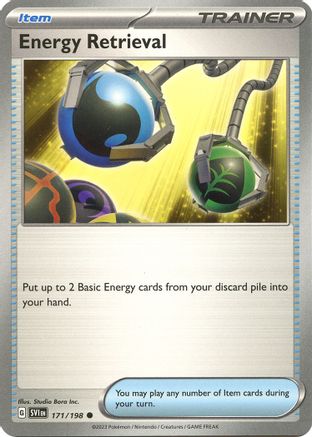 Energy Retrieval - 171/198 [SV01: Scarlet & Violet Base Set] Reverse Holofoil - Deck Out Gaming