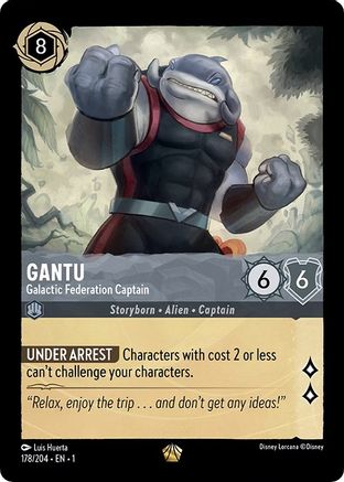 Gantu - Galactic Federation Captain (178/204) [The First Chapter] Cold Foil - Deck Out Gaming