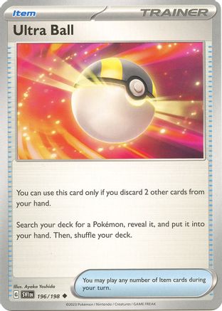 Ultra Ball - 196/198 [SV01: Scarlet & Violet Base Set] Reverse Holofoil - Deck Out Gaming