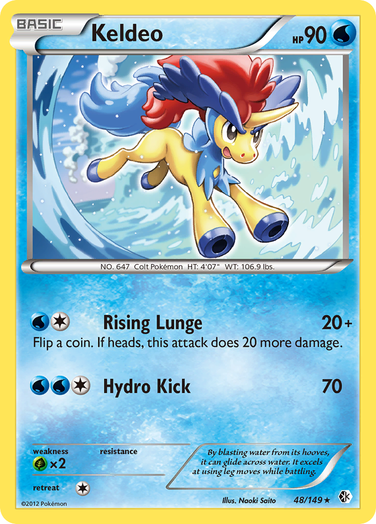 Keldeo (48) [Boundaries Crossed] Reverse Holofoil - Deck Out Gaming