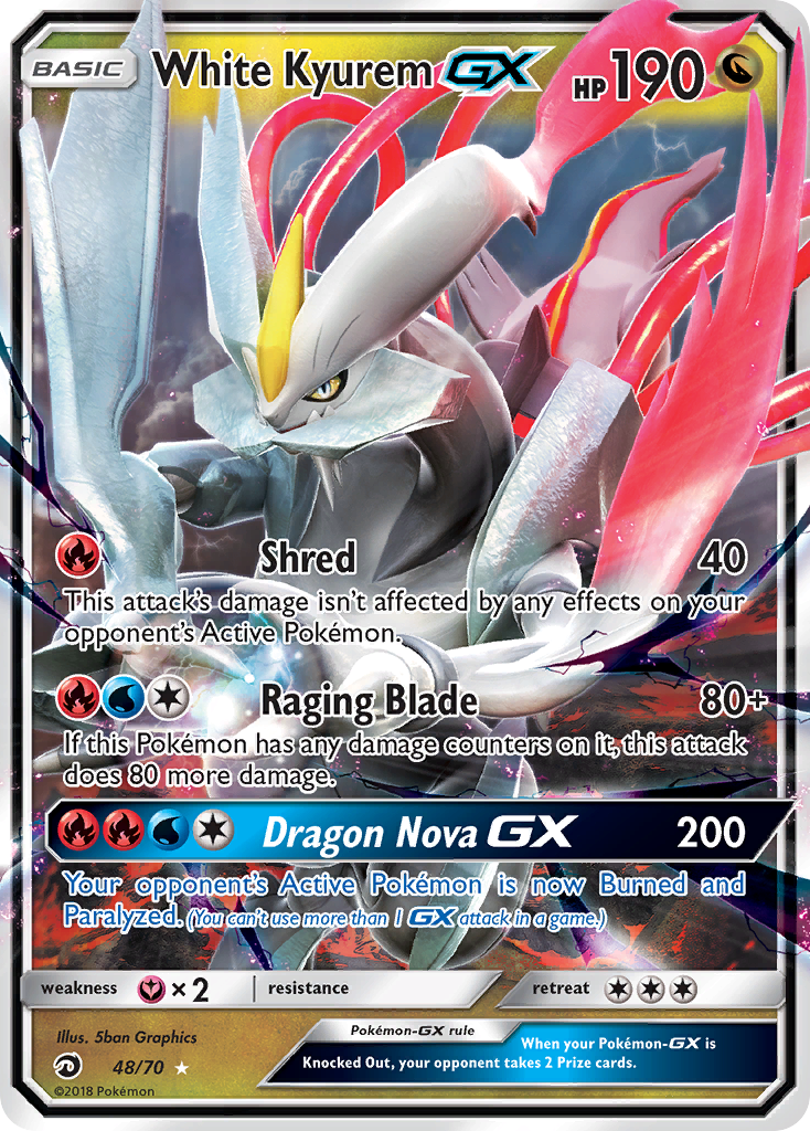 White Kyurem GX (48) [Dragon Majesty] - Deck Out Gaming