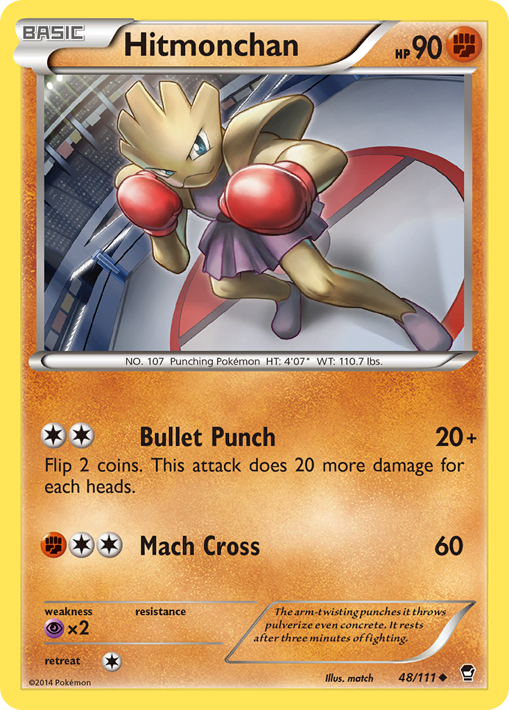 Hitmonchan (48) [XY - Furious Fists] - Deck Out Gaming