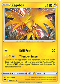 Zapdos [SWSH04: Vivid Voltage] - Deck Out Gaming