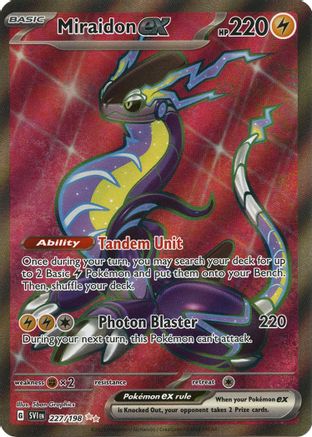 Miraidon ex - 227/198 [SV01: Scarlet & Violet Base Set] Holofoil - Deck Out Gaming