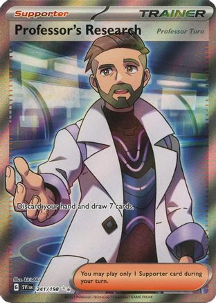 Professor's Research - 241/198 [SV01: Scarlet & Violet Base Set] Holofoil - Deck Out Gaming