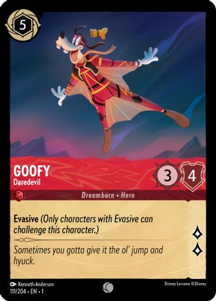 Goofy - Daredevil (111/204) [The First Chapter] Cold Foil - Deck Out Gaming