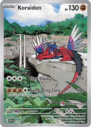 Koraidon (Pokemon Center Exclusive) (14) [SV: Scarlet & Violet Promo Cards] Holofoil - Deck Out Gaming