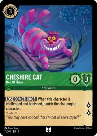 Cheshire Cat - Not All There (71/204) [The First Chapter] Cold Foil - Deck Out Gaming