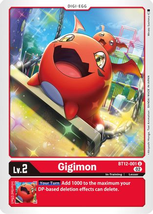 Gigimon (BT12-001) [Across Time]