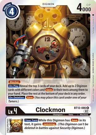 Clockmon (BT12-086) [Across Time] Foil