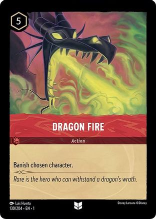 Dragon Fire (130/204) [The First Chapter] Cold Foil - Deck Out Gaming