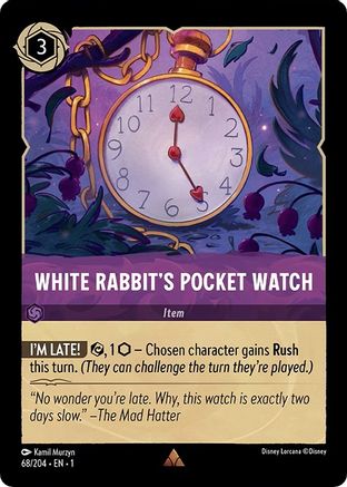 White Rabbit's Pocket Watch (68/204) [The First Chapter] Cold Foil - Deck Out Gaming