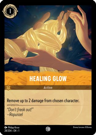 Healing Glow (28/204) [The First Chapter] Cold Foil - Deck Out Gaming