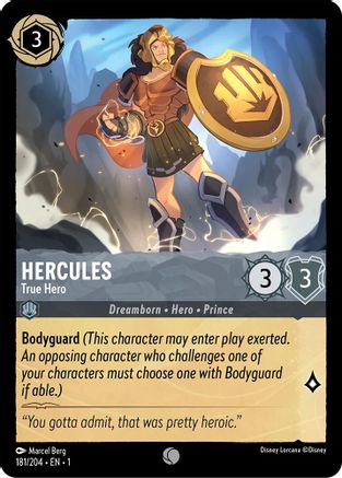 Hercules - True Hero (181/204) [The First Chapter] - Deck Out Gaming