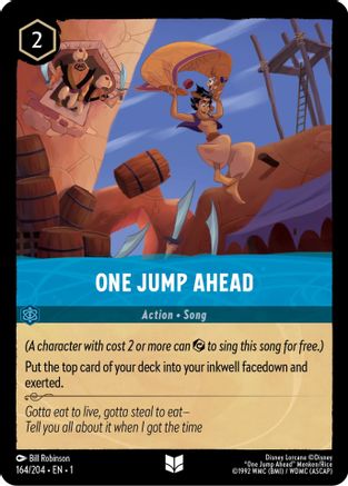 One Jump Ahead (164/204) [The First Chapter] Cold Foil - Deck Out Gaming