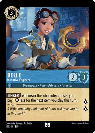 Belle - Inventive Engineer (141/204) [The First Chapter] Cold Foil - Deck Out Gaming