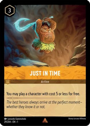 Just in Time (29/204) [The First Chapter] Cold Foil - Deck Out Gaming